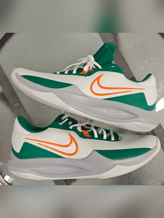Size 11 - Nike Precision 6 FlyEase Malachite Safety Orange main image 5
